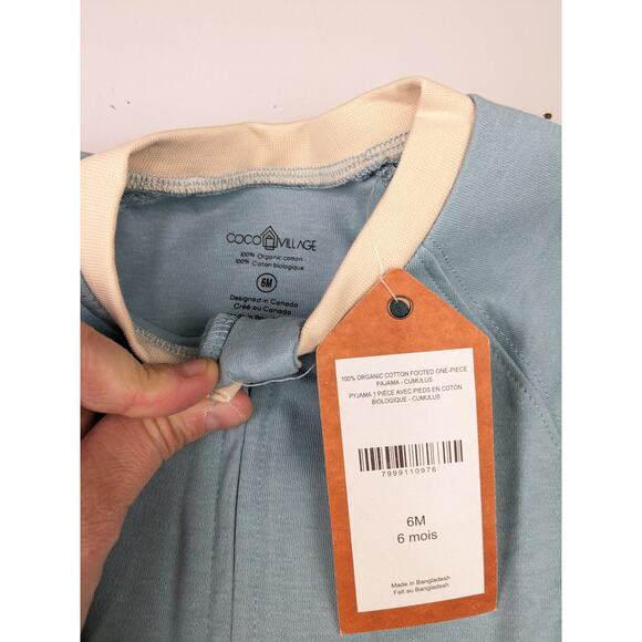 Coco Village Cumulus Footie - 6 Months - Picture 4 of 5